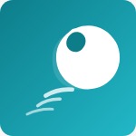 Glowing lightning bolt icon